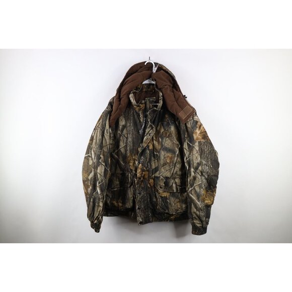 Vtg 90s Streetwear Mens 2XL Realtree Camouflage Soft Cloth